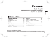 Panasonic EW1511 Mode D'emploi
