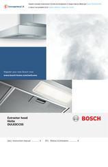 Bosch DUL63CC55 Notice D'utilisation