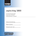 Satrap aspira king 1800 Mode D'emploi