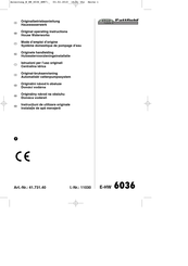 Pattfield Ergo Tools 41.731.40 Mode D'emploi D'origine