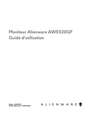 Alienware AW5520QF Guide D'utilisation