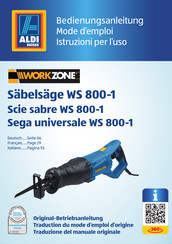 Workzone WS 800-1 Mode D'emploi