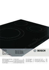 Bosch PIA6 T1 Série Notice D'utilisation