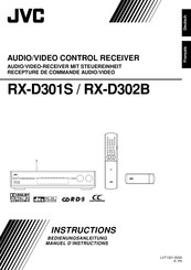JVC RX-D302B Manuel D'instructions