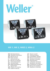 Weller WXA 2 Mode D'emploi