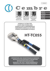 Cembre HT-TC055 Notice D'utilisation Et Entretien