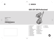Bosch GDS 18V-300 Professional Notice Originale