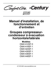 Mars Century CMA1418SF-1 Manuel D'installation, De Fonctionnement Et D'entretien