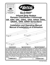 Hatco Glo-Ray GRHL Serie Manuel D'installation Et D'utilisation