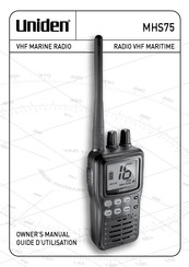 Uniden MHS75 Guide D'utilisation