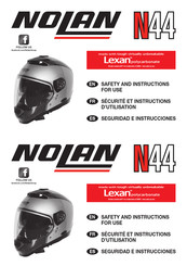 Nolan N44 Instructions D'utilisation