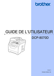 Brother DCP-8070D Guide De L'utilisateur
