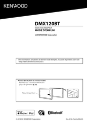 Kenwood DMX120BT Mode D'emploi