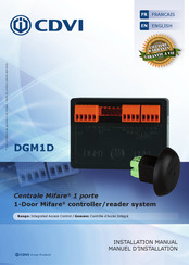 CDVI Centrale Mifare DGM1D Manuel D'installation