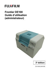 Fujifilm Frontier DE100 Guide D'utilisation