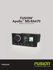 Fusion Apollo MS-RA670 Manuel D'utilisation