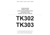 Custom TK 303 Guide D'utilisation Rapide