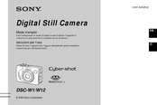 Sony Cyber-shot DSC-W1 Mode D'emploi