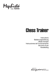 Saitek Mephisto Chess Trainer Mode D'emploi