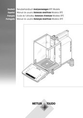 Mettler Toledo XPE Guide De L'utilisateur