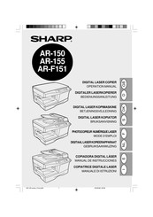 Sharp AR-F151 Mode D'emploi