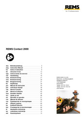 REMS Contact 2000 Notice D'utilisation