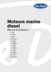 Sole Diesel 11 GTC Manuel D'utilisation