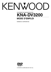 Kenwood KNA-DV3200 Mode D'emploi