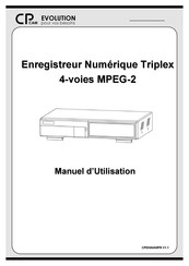 CPcam EVOLUTION Manuel D'utilisation