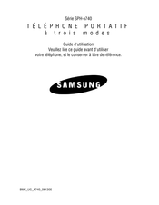 Samsung SPH-a740 Série Guide D'utilisation