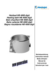 Heidolph HB 4000 digit Mode D'emploi
