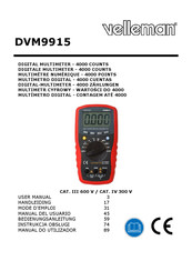 Velleman DVM9915 Mode D'emploi