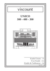 Viscount UNICO 500 Guide De L'utilisateur