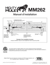 GTO Access Systems Mighty Mule MM262 Manuel D'installation