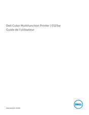 Dell E525w Guide De L'utilisateur