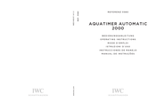 IWC Schaffhausen Aquatimer automatic 2000 Mode D'emploi