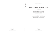 IWC Schaffhausen AQUATIMER AUTOMATIC Mode D'emploi