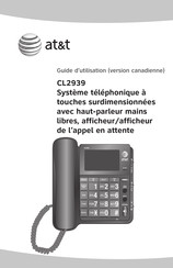 AT&T CL2939 Guide D'utilisation