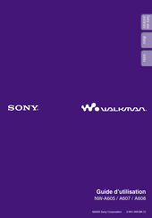 Sony Walkman NW-A607 Guide D'utilisation