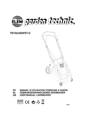 Elem Garden Technic TDTAC46HP5T-C Manuel D'utilisation