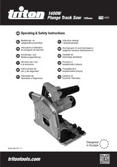 Triton TTS 1400 Instructions D'utilisation Et Consignes De Sécurité