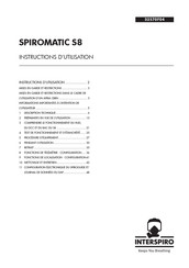 INTERSPIRO SPIROMATIC S8 Instructions D'utilisation