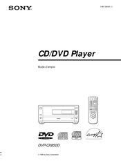 Sony DVP-CX850D Mode D'emploi
