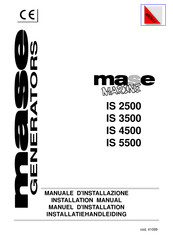 Mase Generators Marine IS 3500 Manuel D'installation