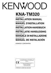 Kenwood KNA-TM320 Manuel D'installation