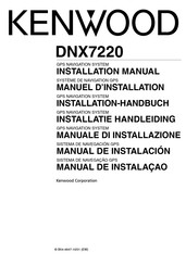 Kenwood DNX7220 Manuel D'installation