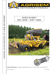 Agrisem DISC-O-SEM DST1500 Manuel D'utilisation