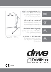 DeVilbiss Healthcare drive Casalift 18001 Manuel D'utilisation