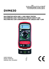 Velleman DVM630 Mode D'emploi