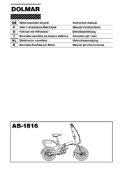 Dolmar AB-1816 Manuel D'instructions